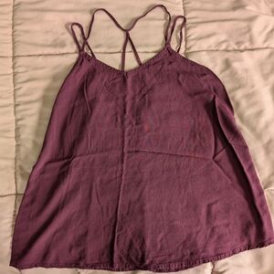 Women's Purple Spaghetti Strap Top
